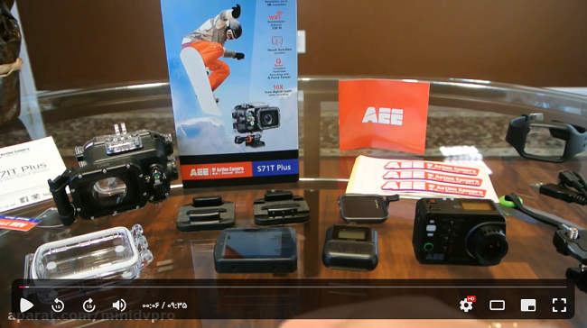 دوربین ورزشی AEE مدل S71Tplus 4K اکشن کمرای حرفه ای ضدآب - MiniDvPro