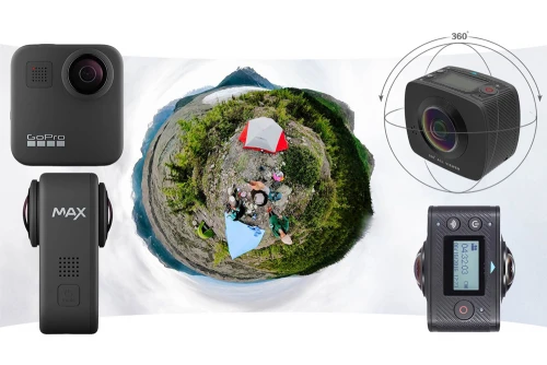 مقایسه دوربین اسپرت panoView با GoPro MAX 360