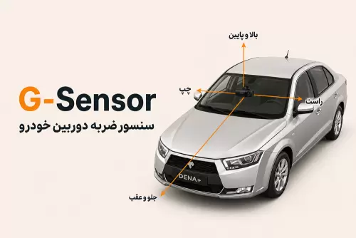 G-Sensor چیست و سنسور ضربه دوربین خودرو چگونه کار می‌کند؟