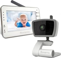بررسی و خرید دوربین کودک Moonybaby مدل Trust 30 همراه با صفحه نمایش ال سی دی