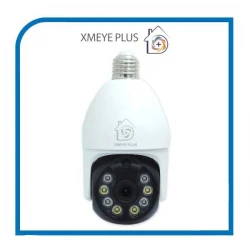 بررسی | خرید | قیمت دوربین مداربسته لامپی چرخشی Xmeye Plus مدل Bat بیسیم 4MP چرخش اتوماتیک