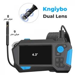 بررسی | خرید | قیمت دوربین شلنگی ویدیو پروسکوپ دو لنز  چرخشی صنعتی 10 متری Kngiybo مدل P120