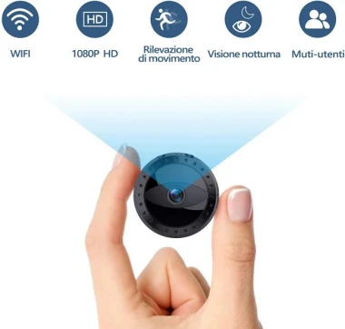 دوربین مینی وای فای Tesecu با زاویه باز 160 درجه