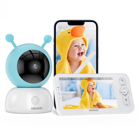 دوربین اتاق کودک Wouwon صفحه نمایش 5 اینچی