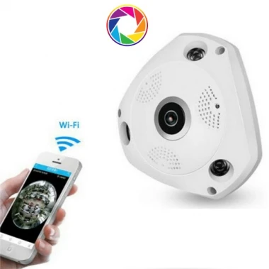 دوربین مبدل حسگر دود مدل VR CAM Fisheye ۳۶۰ WIFI