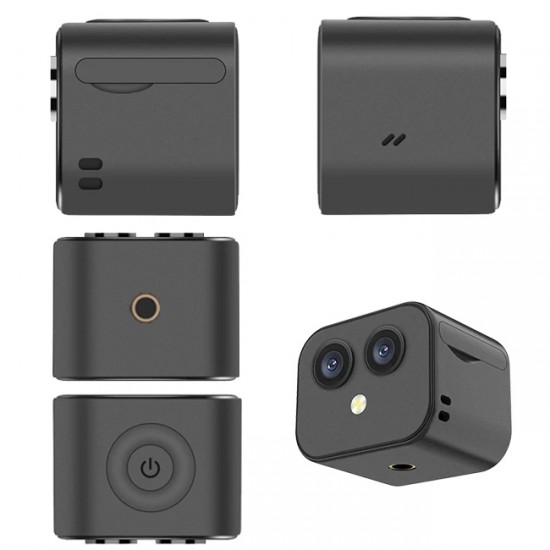 دوربین ورزشی XD-D3 با ۲ لنز Dual Lens 16MP فیلمبرداری 4K بیسیم WIFI چندکاره (ورزشی - امنیتی)