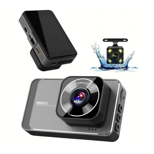 دوربین ثبت وقایع مانیتوردار و دوربین عقب خودرو M78 dashCam، سنسور G، وایفای