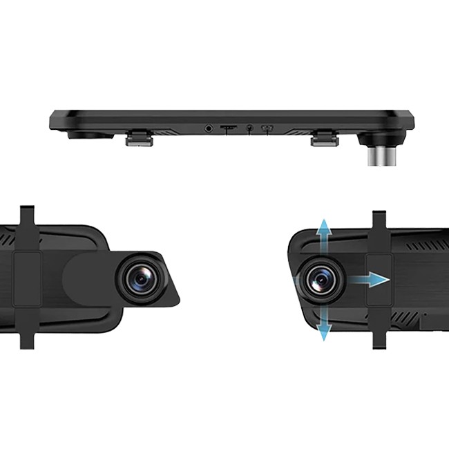 آینه مانیتوردار دو دوربین وای فای دار 2K مدل 120-DR هوشمند