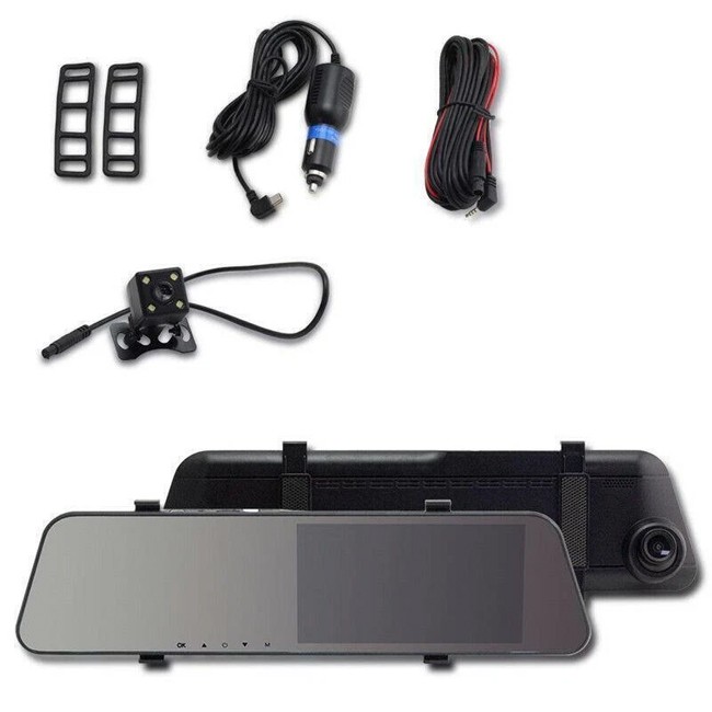 آینه مانیتور دار دو دوربین لمسی مدل CH6000