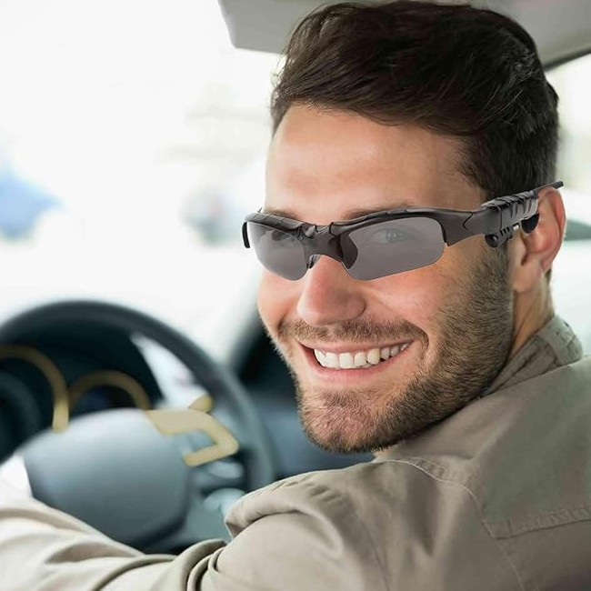 عینک بلوتوثی هوشمند GLS 100، اتصال به اندروید و IOS، فریم پی وی سی