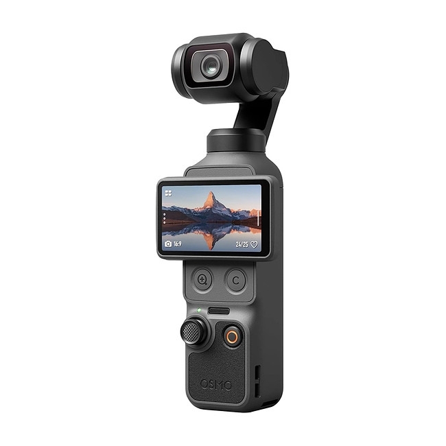 نمایشگر روشن دوربین DJI Osmo Pocket 4 (دوربین گیمبال دی جی آی اسمو پاکت ۴)