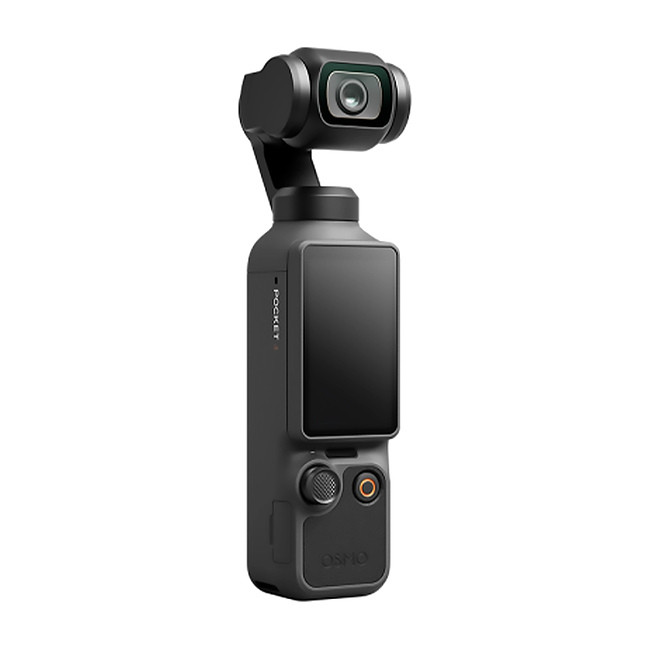 نمای سه‌رخ دوربین DJI Osmo Pocket 4