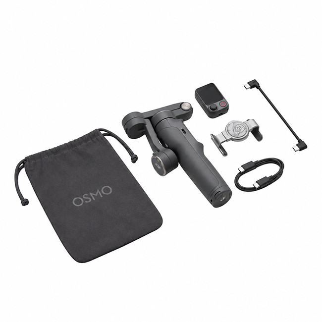 محتویات جعبه گیمبال DJI Osmo Mobile 8P