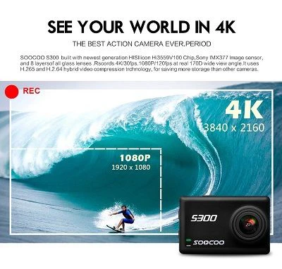 کیفیت 4k در دوربین S300