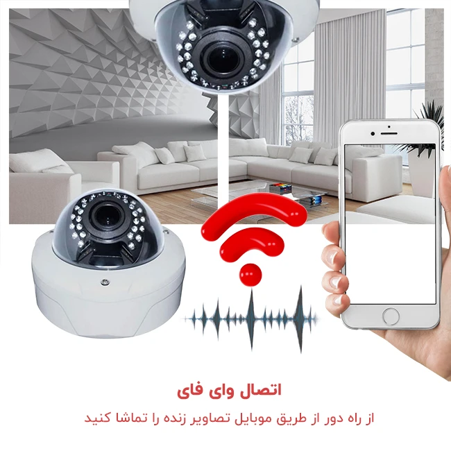 قابلیت اتصال به WIFI دوربین مدار بسته دام SN-502B