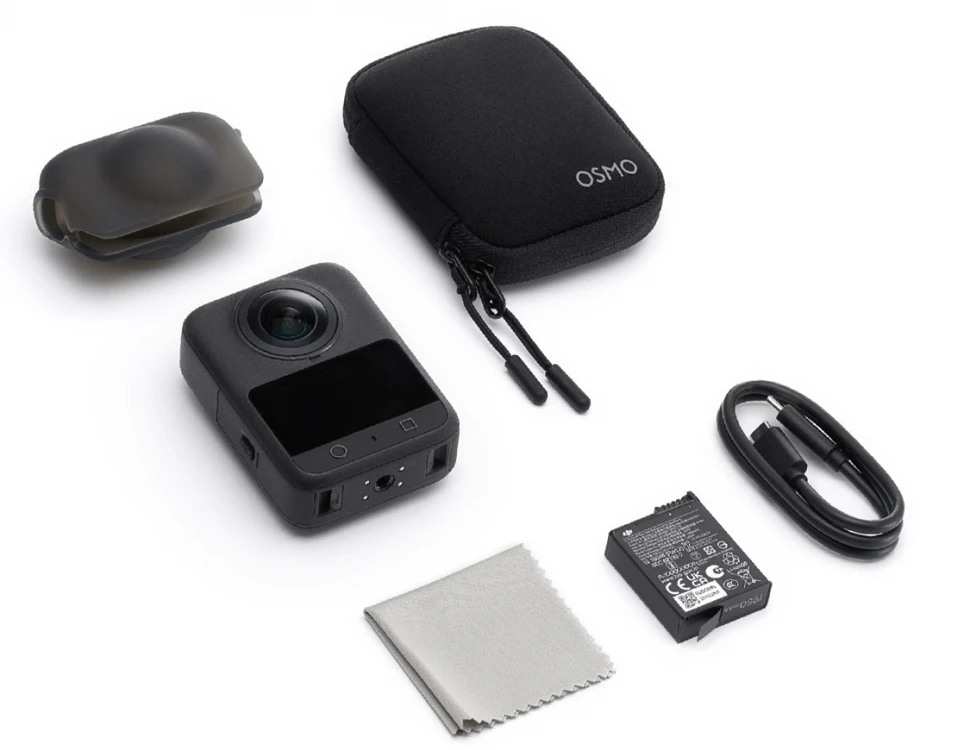 لوازم و محتویات dji osmo 360