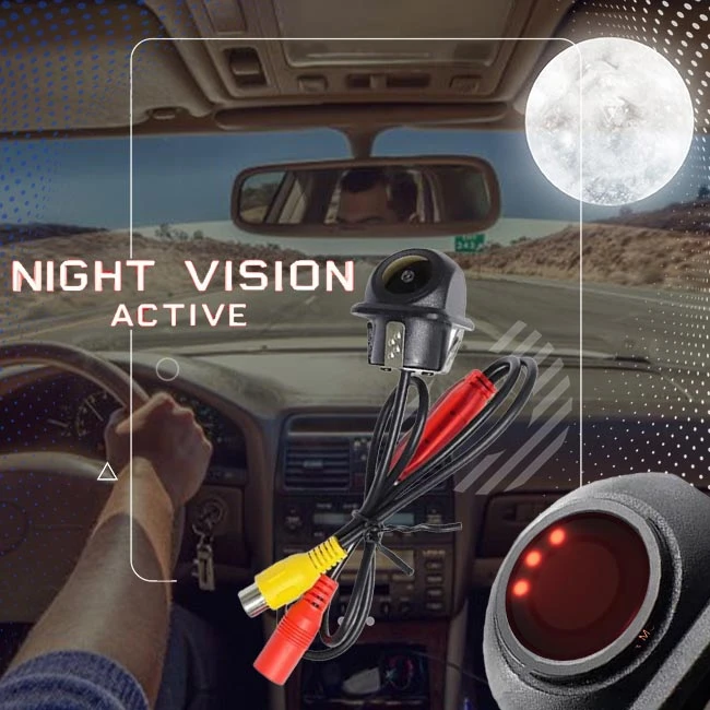 دید در شب دوربین عقب خودرو HDT