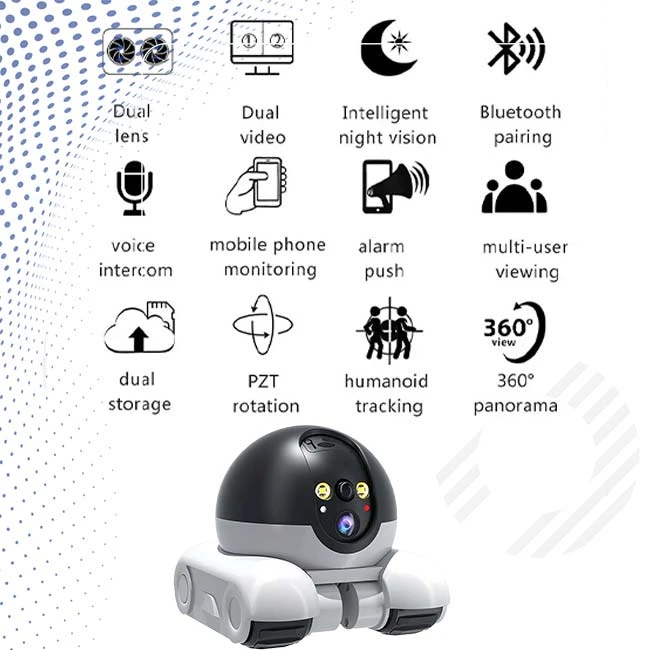 مشخصات کلی دوربین رباتیک هوشمند گشت زن پَت ‌بادی PatrolBuddy