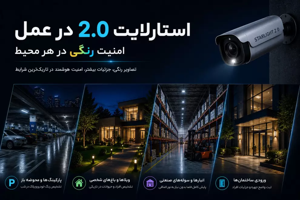 &nbsp;کاربردهای واقعی فناوری استارلایت ۲.۰