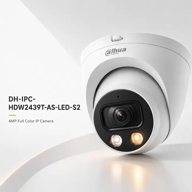 دوربین مداربسته تحت شبکه داهوا DH-IPC-HDW2439T-AS-LED-S2 فول کالر 4 مگاپیکسل