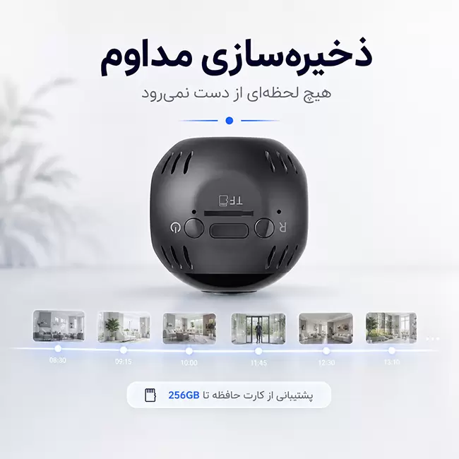 دوربین کوچک مخفی L30 با نمایش نمای پشتی، ذخیره سازی مداوم و پشتیبانی از کارت حافظه 256 گیگابایت