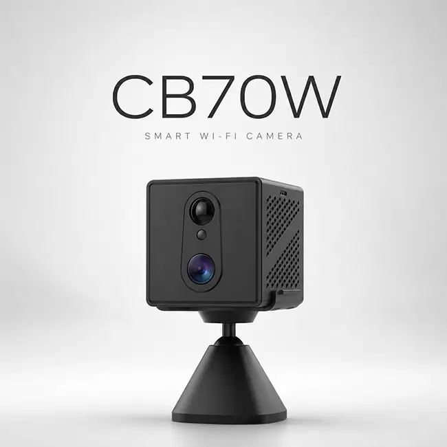 دوربین کوچک هوشمند وایفای CB70W با طراحی کوچک و مینیمال