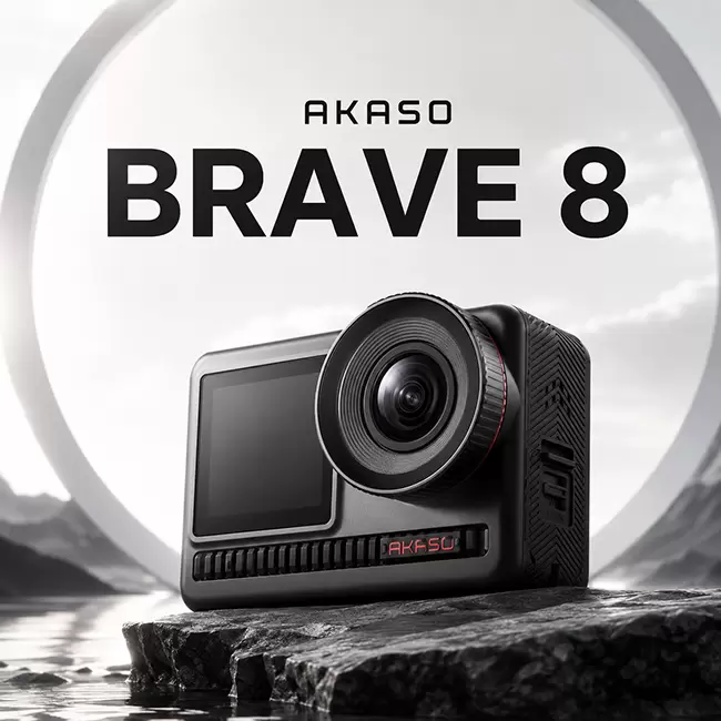 دوربین اکشن AKASO Brave 8 با طراحی مقاوم