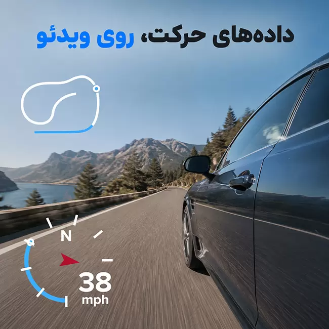 نمایش داده های GPS و سرعت در ویدئوی گوپرو Mission 1 Pro
