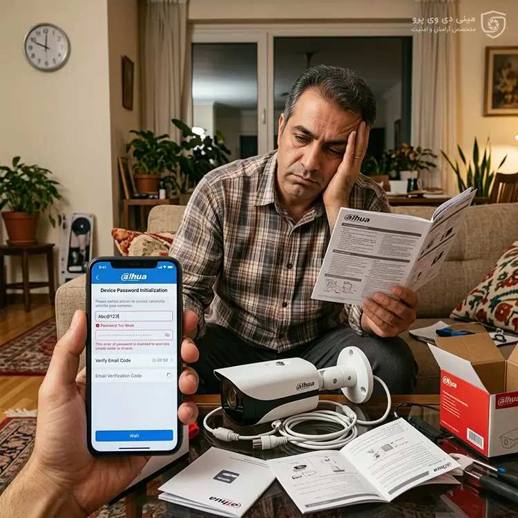 نصب سخت دوربین های dahua