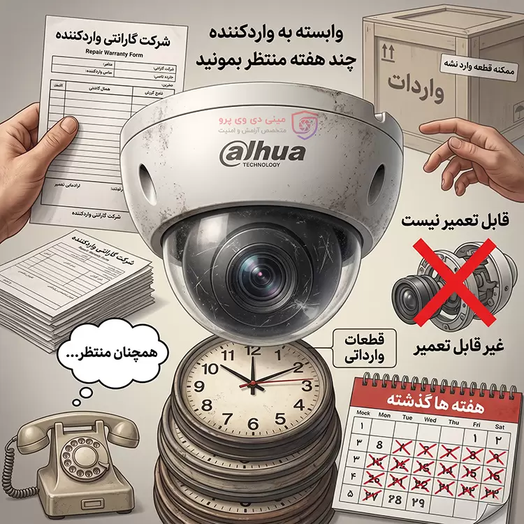 خدمات و پشتیبانی سخت دوربین مداربسته داهوا در ایران