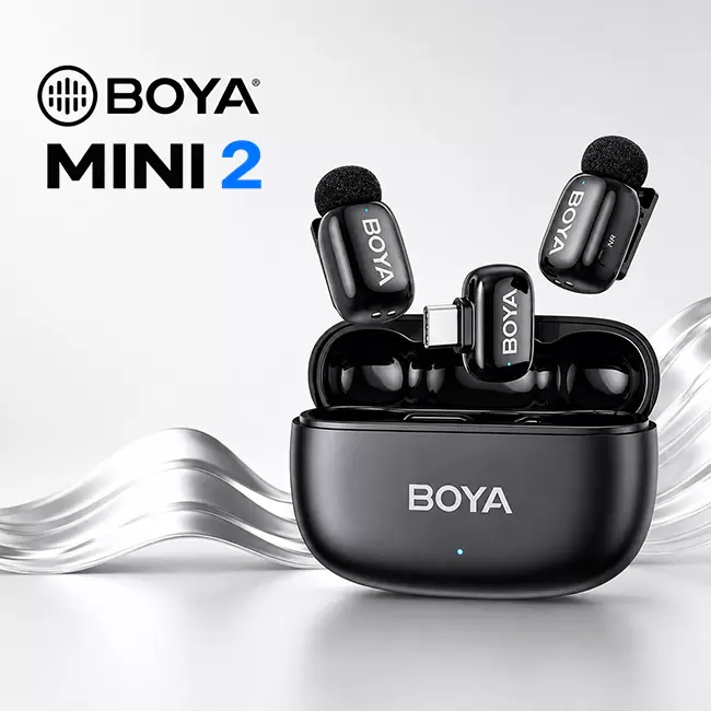 میکروفون بیسیم دو نفره BOYA MINI 2
