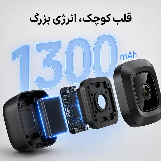 باتری ۱۳۰۰ میلی آمپر ساعتی دوربین مینی MA5-A