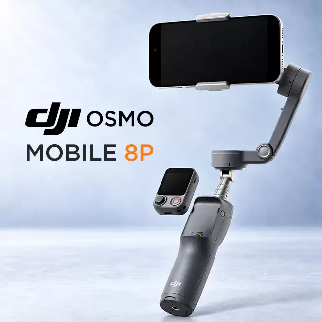 گیمبال موبایل DJI Osmo Mobile 8P با ریموت FrameTap