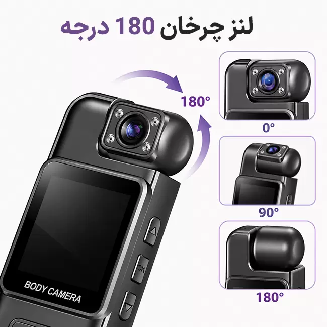 لنز چرخان ۱۸۰ درجه دوربین بادی کمرا M11 WiFi