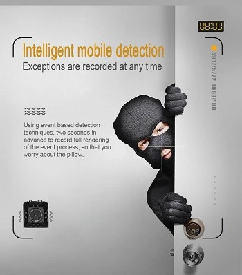 تشخیص حرکت دوربین sq10 motion detection