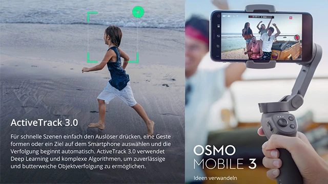  Osmo Mobile 3 Combo پایه موبایل گیمبال