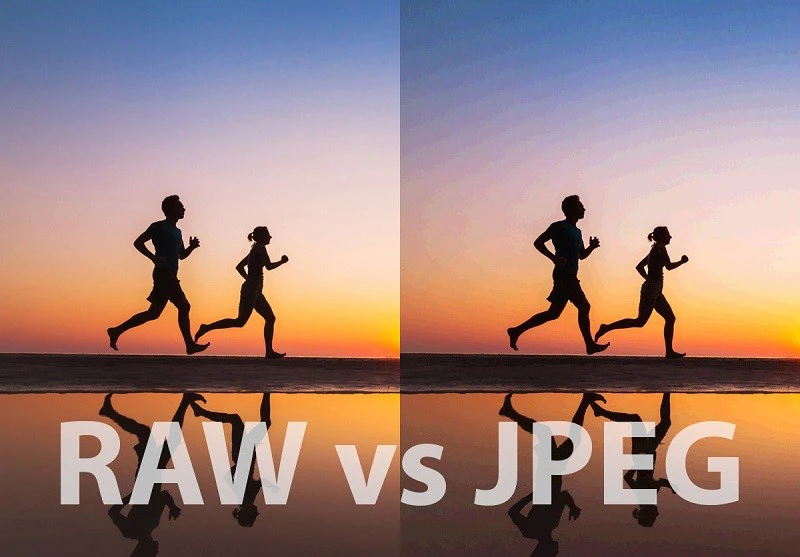 عکس RAW در مقابل عکس JPEG